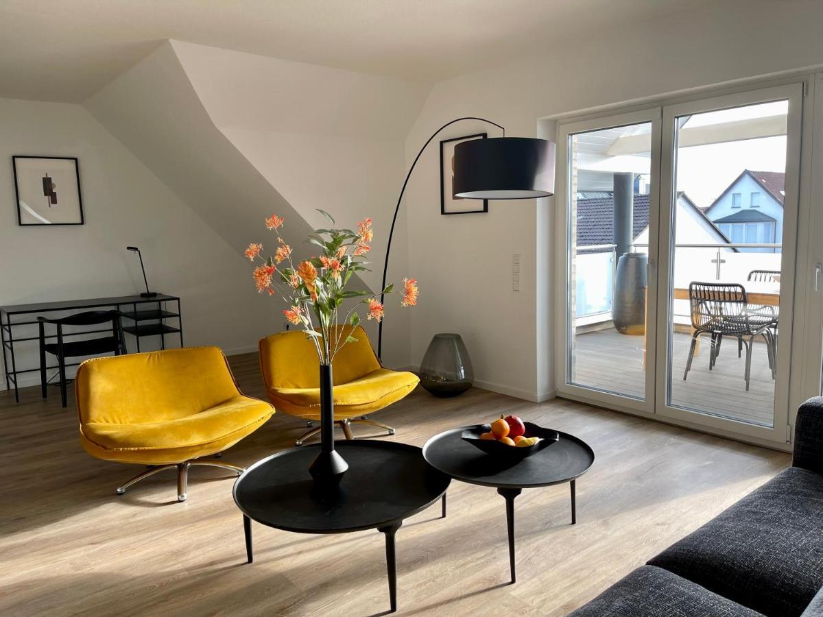 Lio Suite Design Apartment Balkon Terrasse Parken Fur 4 Personen Bad Salzuflen Bagian luar foto